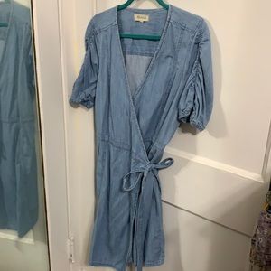 Madewell Denim Wrap Dress